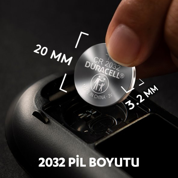 Duracell DL/CR 2032 3V Lityum Pil 2li - Resim 7
