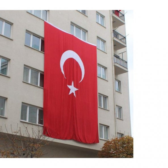 200x300 cm 1.Sınıf En KALİTE Alpaka KUMAŞ TÜRK BAYRAĞI BAYRAK ürün görseli 1