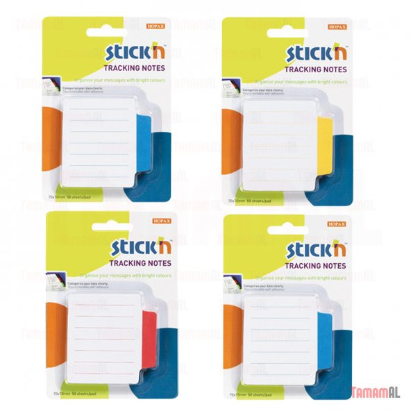Postit li ÇİZGİLİ SEPERATÖR 4 RENKLİ AYRAÇ ürün görseli 1