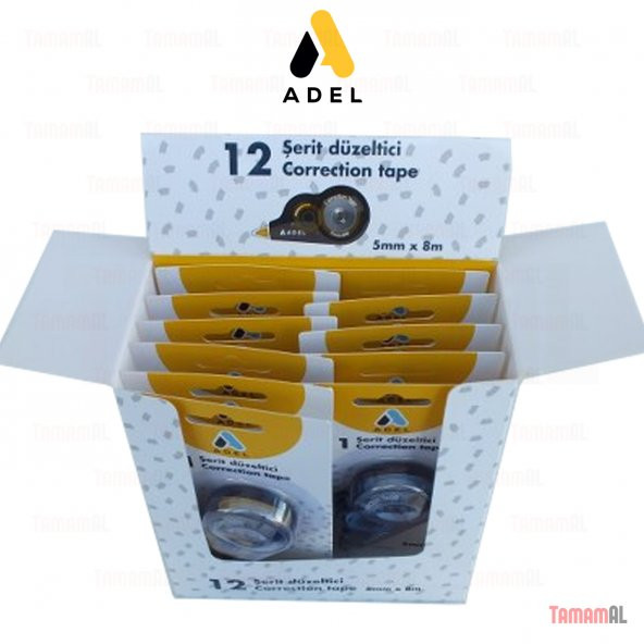 ADEL Şerit Düzeltici DAKSİL 5mmx8metre ÇOK KALİTELİ 12 ADET ürün görseli 1
