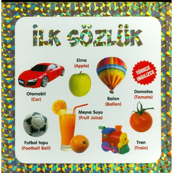 İLK SÖZLÜK İng + TR kavramlar OKUL ÖNCESİ (Sert Sayfa) 22x22cm ürün görseli 1