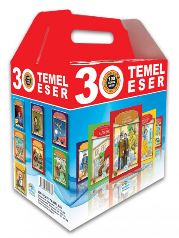 DÜNYA ÇOCUK KLASİKLERİ 100 Temel Eser 30 KİTAP Seti 4 5 6 Sınıf ürün görseli 1