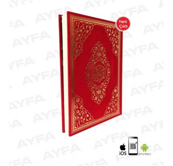 AYFA 059F MÜHÜRLÜ ORTA KURAN 2 RENK-FLOK KAPAK - Resim 7