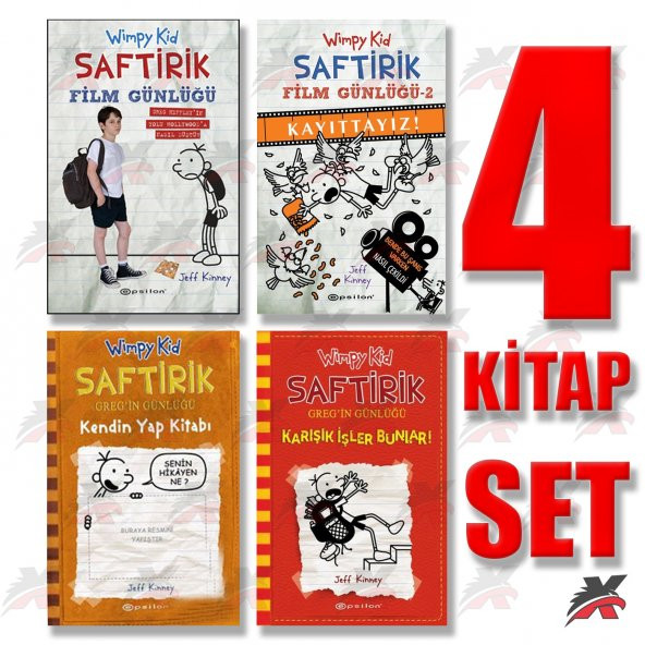 SAFTİRİK GÜNLÜK ve FİLM GÜNLÜĞÜ 1/2 KAYITTAYIZ / WİMPY KİD 4 KİTA ürün görseli 1