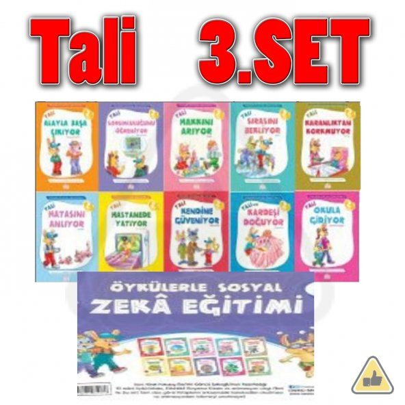 NESİL ÖYKÜLERLE SOSYAL DAVRANIŞ ZEKA EĞİTİMİ TALİ 3.SET 10 ÖYKÜ ürün görseli 1