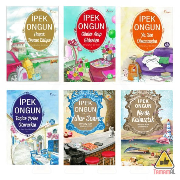 İPEK ONGUN / BİR GENÇ KIZIN GİZLİ DEFTERİ 6 KİTAP 7 den 12 ye SET ürün görseli 1