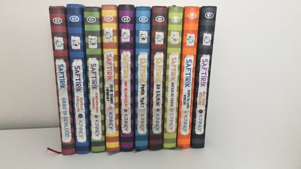 SAFTİRİK GREGİN GÜNLÜĞÜ 10 KİTAP (1 den 10 a) SET TAM TAKIM ürün görseli 1