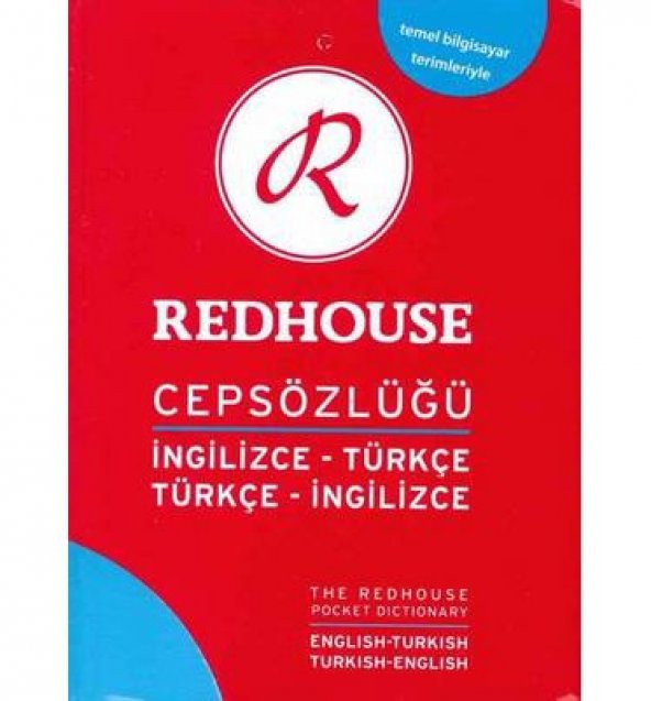İNGİLİZCE TÜRKÇE SÖZLÜK REDHOUSE CEP SÖZLÜĞÜ KÜÇÜK BOY RS-004 ürün görseli 1