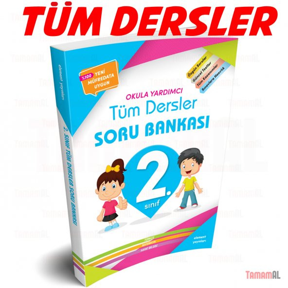 2.SINIF TÜM DERSLER SORU BANKASI MATEMATİK TÜRKÇE HAYAT BİLGİSİ ürün görseli 1