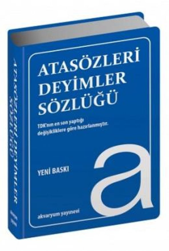 ATASÖZLERİ DEYİMLER CEP SÖZLÜĞÜ PLASTİK KAPAK TDK GÖRE HAZIRLANMI ürün görseli 1