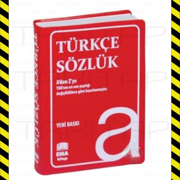 TÜRKÇE SÖZLÜK İLKÖĞRETİM LİSE PLASTİK KAPAK TDK SON DEĞİŞİKLİK ürün görseli 1