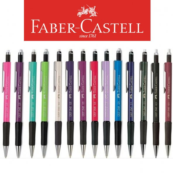 FABER CASTELL 1347 0,7 VERSATİL UÇLU KALEM GRİP ÇEŞİTLİ RENKLERDE ürün görseli 1