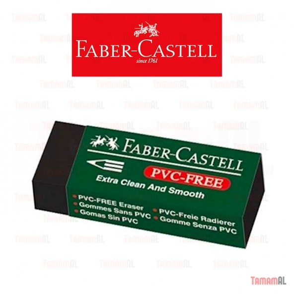 FABER CASTELL SİYAH BÜYÜK SİLGİ 1 ADET 9556089889216 ürün görseli 1