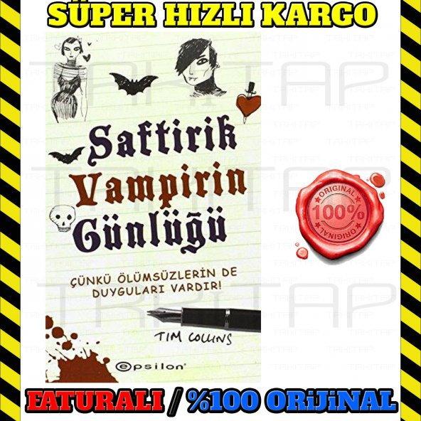 SAFTİRİK VAMPİRİN GÜNLÜĞÜ TİM COLLİNS EPSİLON YAYIN 9789944824323 ürün görseli 1
