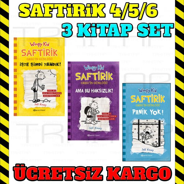 EPSİLON Yayınları Saftirik Greg Serisi 4 5 6 Kitaplık Set 3 KİTAP ürün görseli 1