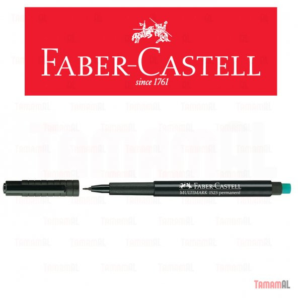 FABER CASTELL CD PERMANENT ASETAT KALEMİ M KALIN 2 adet - Resim 4