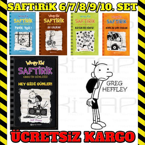 EPSİLON Yayınları Saftirik Greg Serisi 6 7 8 9 10 Set 5 KİTAP ürün görseli 1