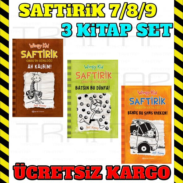EPSİLON Yayınları Saftirik Greg Serisi 7 8 9 Kitaplık Set 3 KİTAP ürün görseli 1