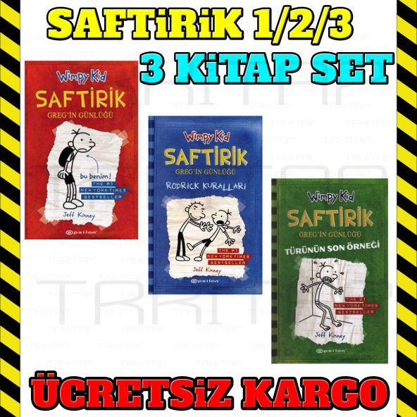 EPSİLON Yayınları - Saftirik Greg Serisi - 1-2-3 Kitaplık Set ürün görseli 1