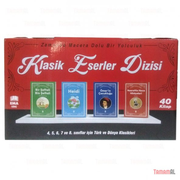 KLASİK ESERLER DİZİSİ 4 5 6 7 8 SINIF 40 KİTAP ürün görseli 1