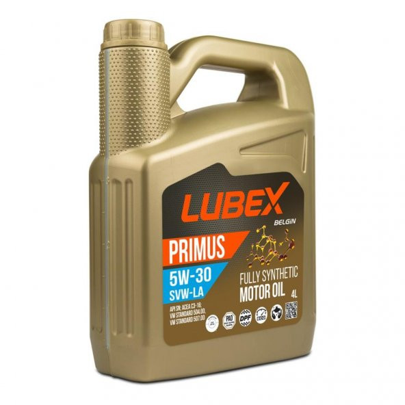 Lubex Primus SVW-LA 5W-30 4 Lt Tam Sentetik DPF Motor Yağı ürün görseli 1