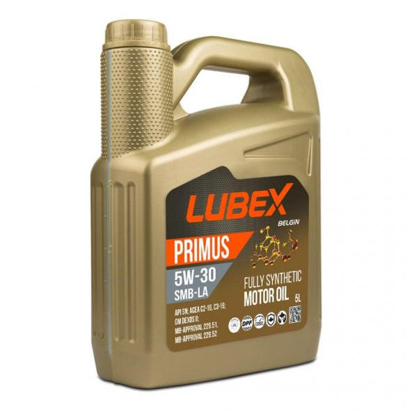 Lubex Primus SMB-LA 5W-30 5 Lt Tam Sentetik DPFli Motor Yağı ürün görseli 1