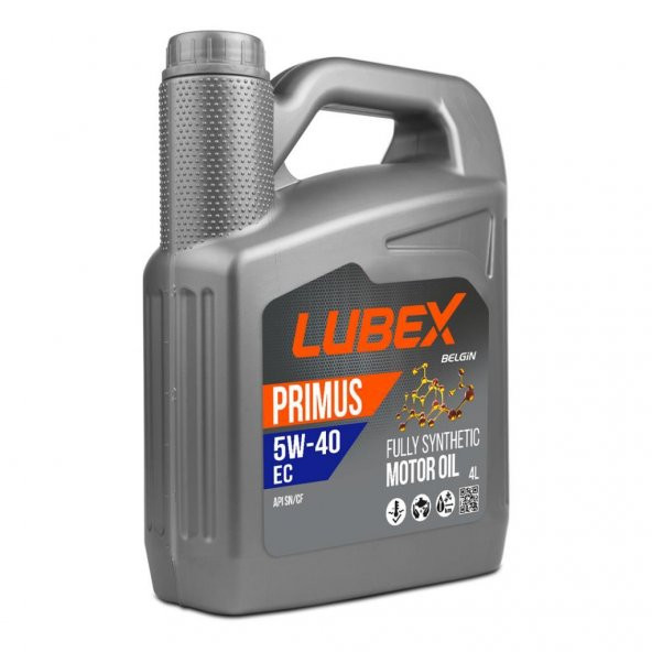 Lubex Primus EC 5W-40 4 Lt Tam Sentetik Motor Yağı ürün görseli 1