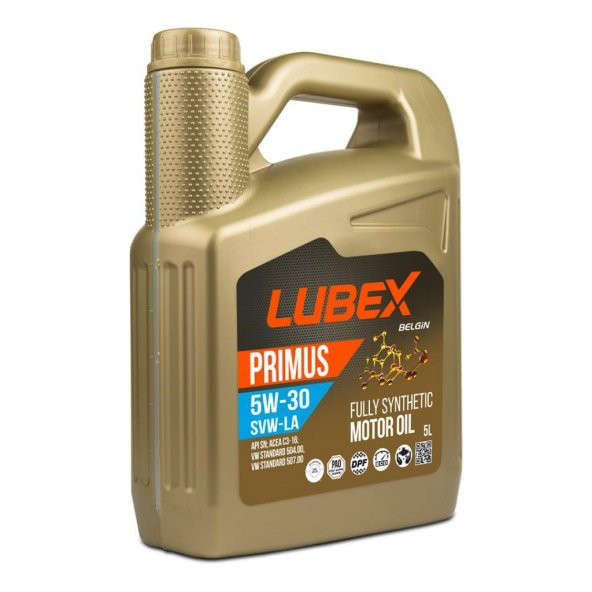 Lubex Primus SVW-LA 5W-30 5 Lt Tam Sentetik DPF Motor Yağı ürün görseli 1