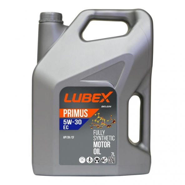 Lubex Primus EC 5W-30 7 Lt Tam Sentetik Motor Yağı ürün görseli 1