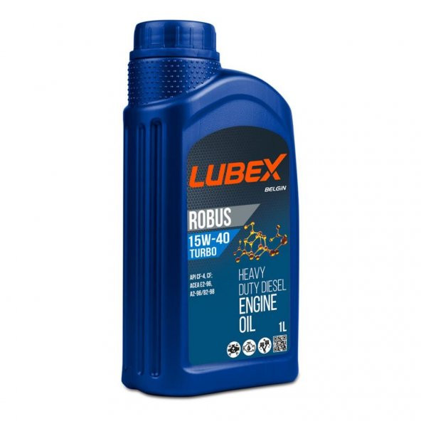 Lubex Robus Turbo 15W-40 1 Lt Mineral Motor Yağı ürün görseli 1