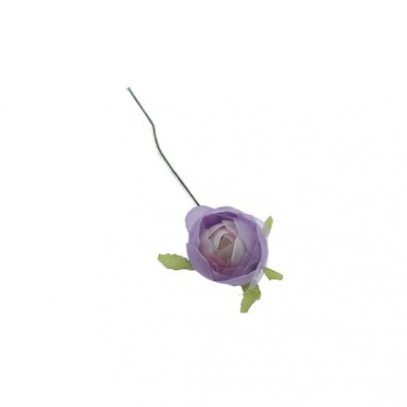 6 Adet 5cm Kumaş Tomurcuk Gül - Resim 8