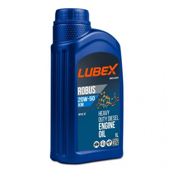 Lubex Robus KM 20W-50 1 Lt Mineral Motor Yağı ürün görseli 1