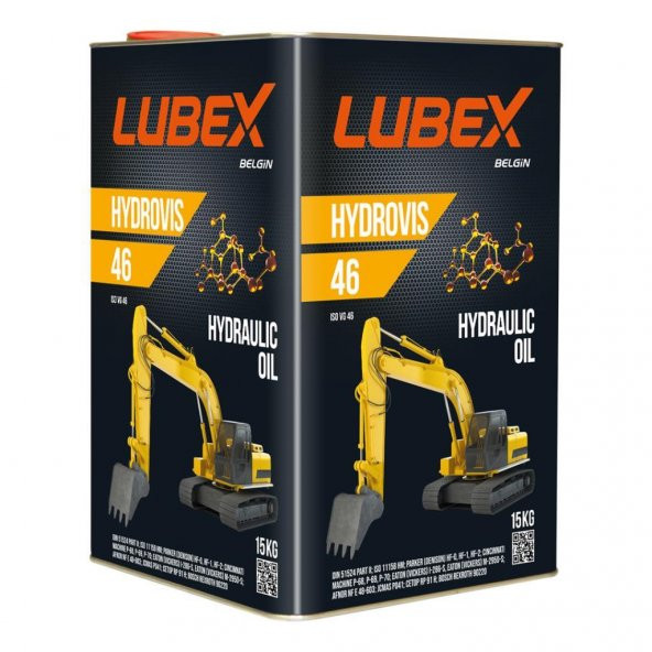 Lubex Hydrovis 46 15 Kg (17 LT) Hidrolik Sistem Yağı ürün görseli 1