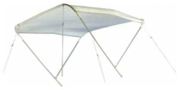 Katlanabilir 2 Kollu Tekne ve Bot Tentesi ( Krem En : 115 cm ) ürün görseli 1
