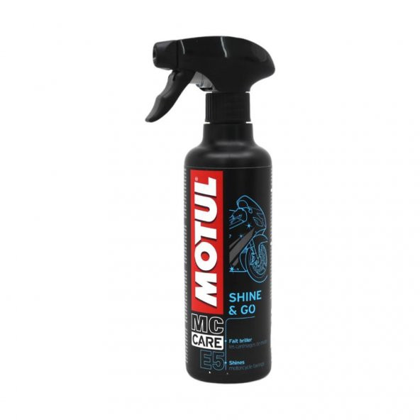 Motul E5 Shine & Go 400 ML Hızlı Cila ve Parlatıcı Sprey ürün görseli 1
