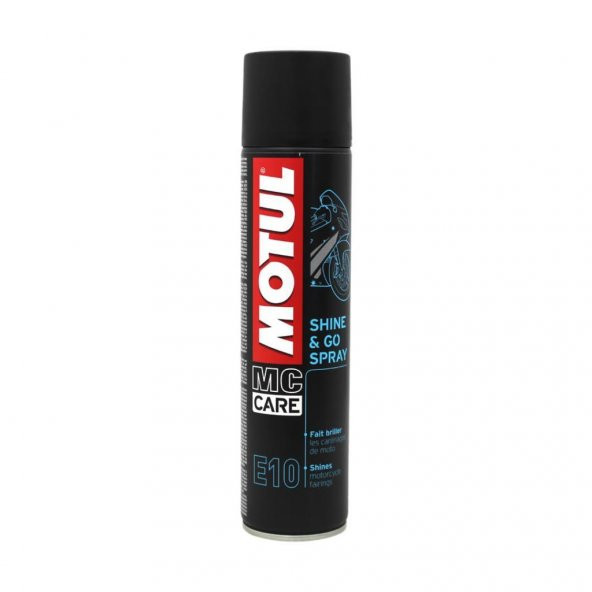 Motul E10 Shine & Go Spray 400 ML Parlatıcı Sprey ürün görseli 1