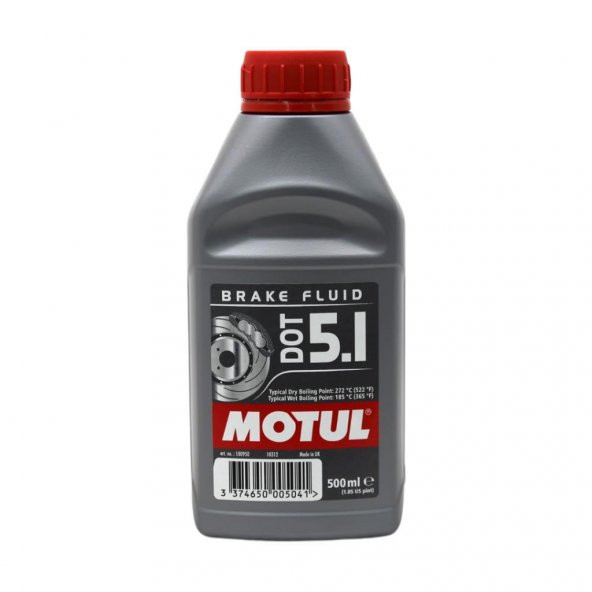 Motul Dot 5.1 500 ML Tam Sentetik Fren Hidrolik Yağı ürün görseli 1