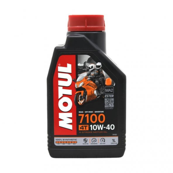 Motul 7100 4T 10W-40 1 Lt 4 Zamanlı Motosiklet Motor Yağı ürün görseli 1