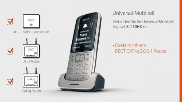 Gigaset SL450 GO Telsiz Telefon - Resim 3