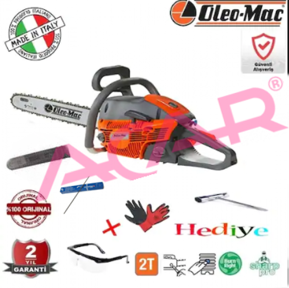 OLEOMAC - GSH 51 MOTORLU TESTERE-36 DİŞ 3HP ürün görseli 1