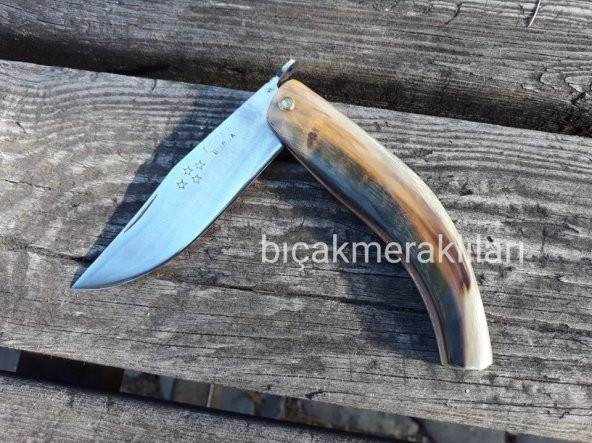 RECEP ÇAKI 22,5CM EL İŞÇİLİĞİ KOÇ BOYNUZU NO:4 ürün görseli 1