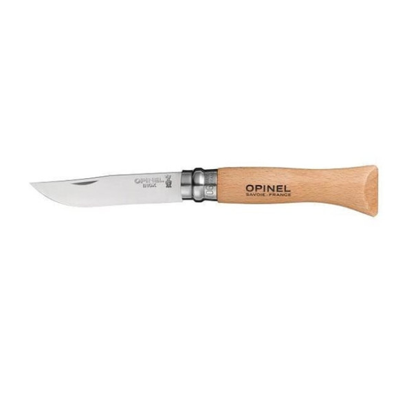 Opinel Inox 6 No Kayın Saplı Paslanmaz Çelik Çakı ürün görseli 1