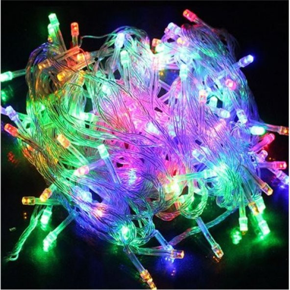 100 Ledli 8 Fonksiyonlu-Animasyonlu Dekor Lambası (Rgb-Renkli) ürün görseli 1