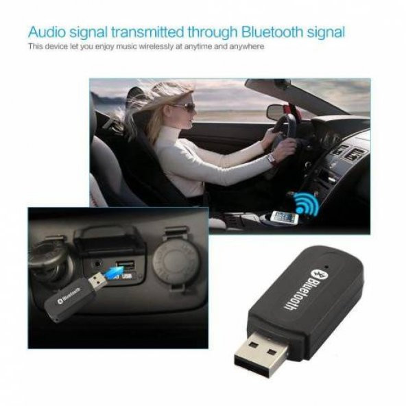 Bluetooth USB Aux Kit Alıcı - Resim 4
