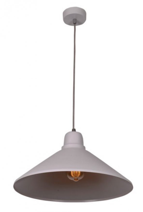 MYLİGHTS METAL SARKIT AVİZE BEYAZ RETRO - Resim 2