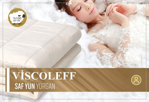 Viscoleff çift kişilik yün yorgan - Resim 2