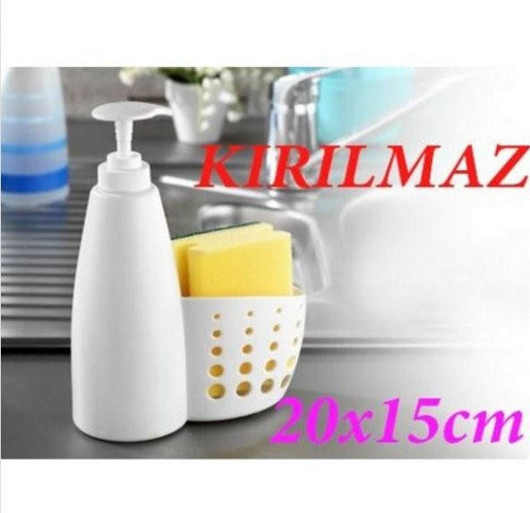 Sembol Kırılmaz Sıvı Sabunluk Sünger ve Fırça Hazneli ürün görseli 1