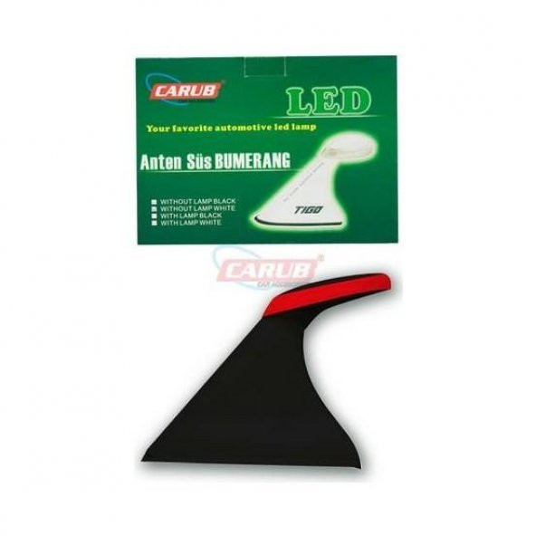 Carub Anten Süs Bumerang Tip Siyah Işıklı ürün görseli 1