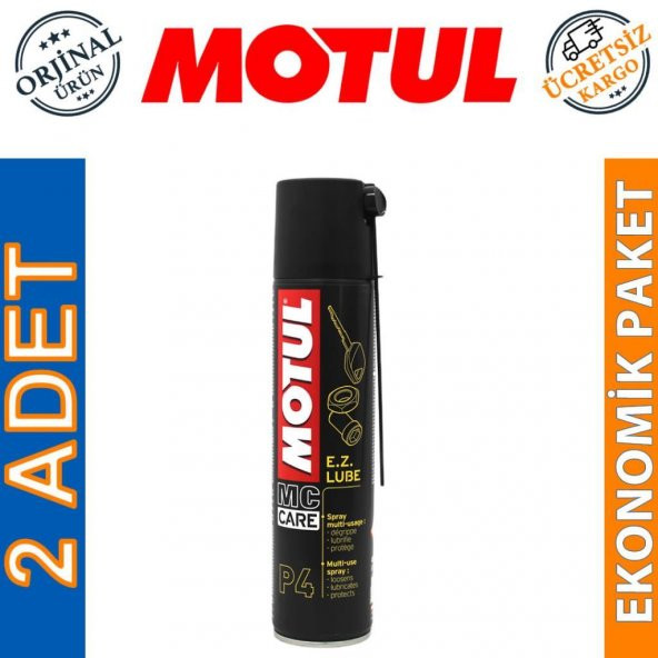 Motul P4 E.Z. Lube 400 ML Çok Amaçlı Yağlayıcı Sprey (2 Adet) ürün görseli 1