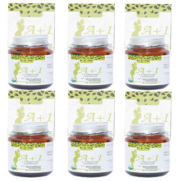 Hhs A1 L-Carnitine Lepidium Bitkisel 30 Kapsül X 6 Adet - Resim 3
